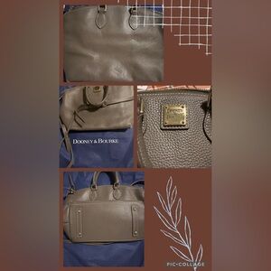 Dooney & Bourke Medium Taupe Crossbody Bag